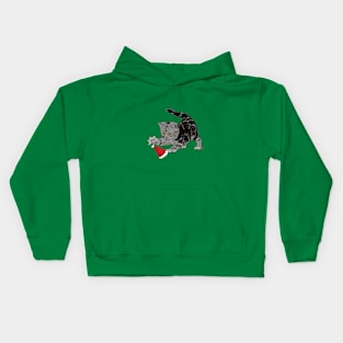 Santa Claws Kids Hoodie